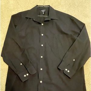 Mens black long sleeve shirt